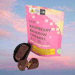 Soft Power Sweets - Chocolate Raspberry Rainbow Caramel - 2pk