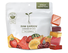 Raw Garden | Cannabis Infused THC Gummies assorted 5 flavor pack 20qty | 100mg THC total