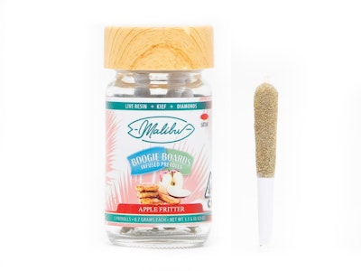 Malibu - Malibu - Apple Fritter  - 4.2g Boogie Boards Infused Pre-Rolls - 6pk