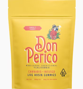 DON PERICO - Don Perico - Edibles - Live Rosin - Sandia y Chamoy - 100MG