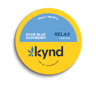 Kynd - Kynd-Relax Sour Blue Raspberry-10pk/100mg