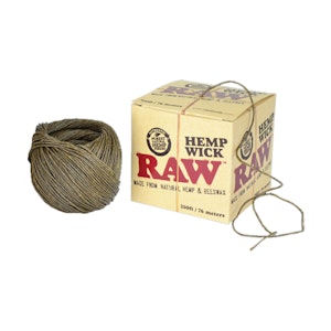 RAW - 250FT HEMP WICK - RAW