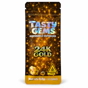 Tasty Gems- 24k Gold Vape- .5g (Hybrid)