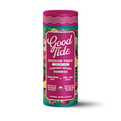 Good Tide | Hash Rosin Gummies (10ct) | Passionfruit 1:1:1 THC:CBD:CBN | 100mg