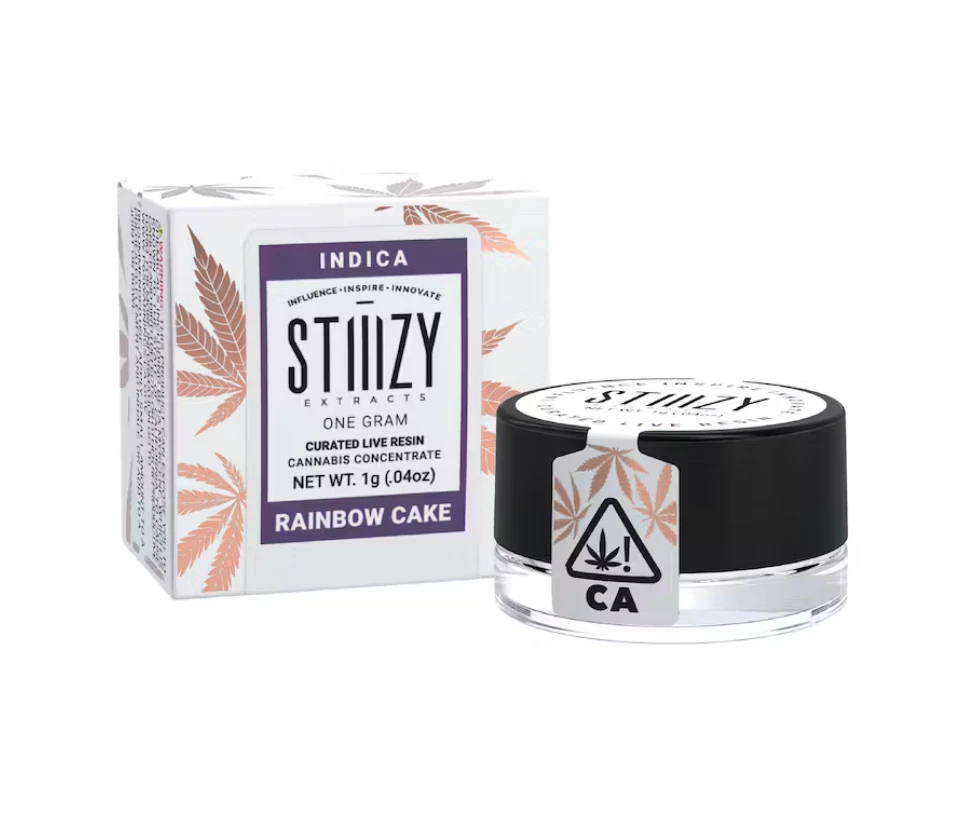 STIIIZY - Stiiizy - Rainbow Cake - 1g Curated Live Resin Main Image