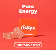 Drops - 2ct. 50mg THC:50mg CBG:100mg THCv (Pure) - Strawberry