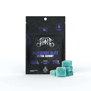 HEAVY HITTERS - Heavy Hitters - Blueberry Blitz - 100mg Gummies - 5pk