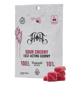 Heavy Hitters - Heavy Hitters Diamond Infused Gummies 100mg Sour Cherry