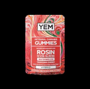 YEM - Watermelon Tropicana Cherry - Rosin Gummies - 10 x 10mg THC