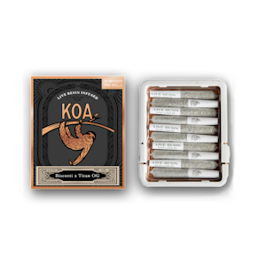 KOA - 10pk - Indica Prerolls - 3.5g (I) - Live Resin Infused  - KOA