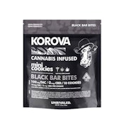 Korova - Black Bar Mini Cookies 100mg