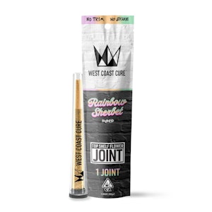 WEST COAST CURE - West Coast Cure - 1g Pre Roll - Rainbow Sherbet