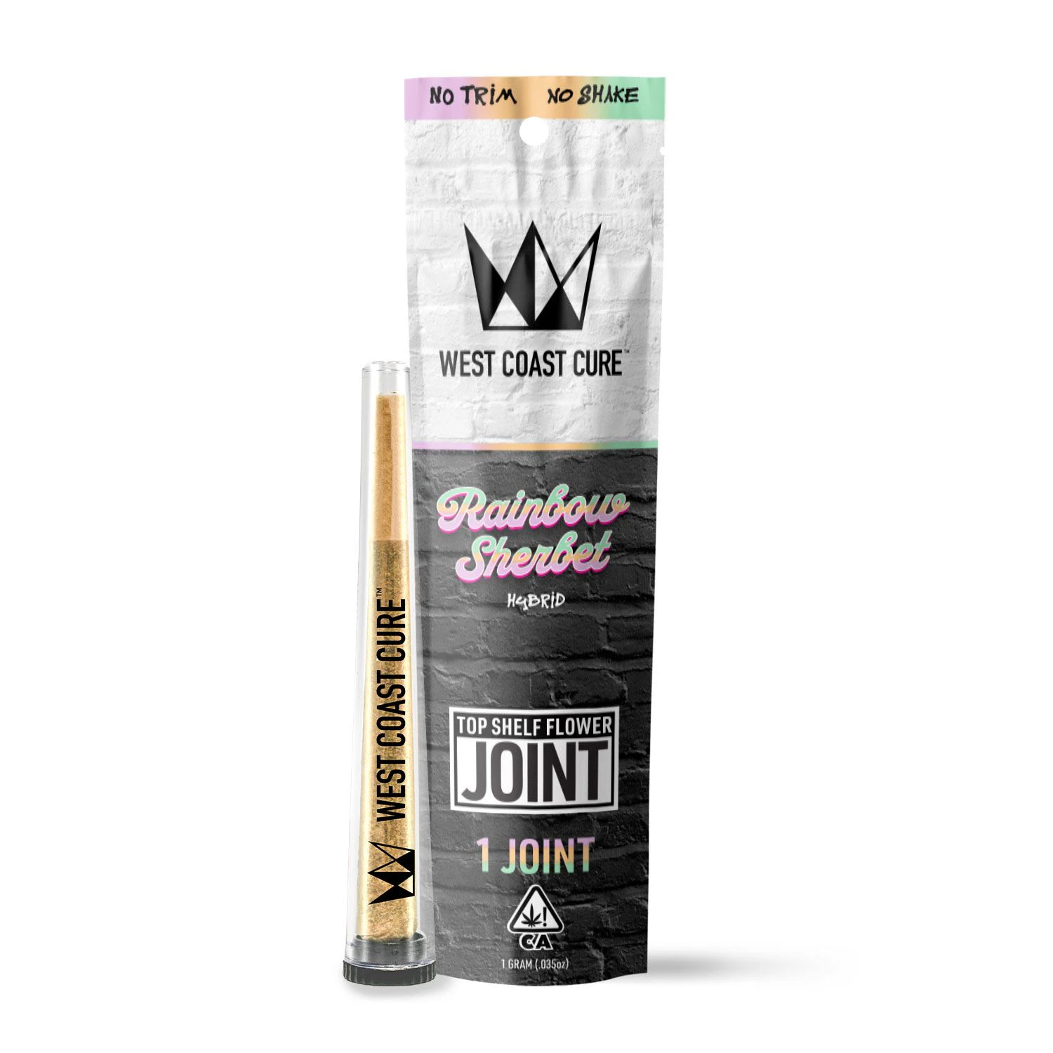 West Coast Cure - West Coast Cure - 1g Pre Roll - Rainbow Sherbet Main Image