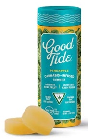 Good Tides | Gummies | Hash Rosin | Pineapple | 10 pack