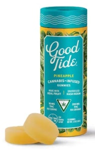 GOOD TIDE - Good Tides | Gummies | Hash Rosin | Pineapple | 10 pack