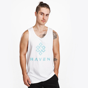 Haven - White Logo Tank (XXL)