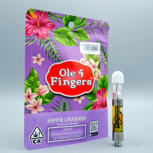 Ole'4 Fingers - Hippie Crasher 1g Cart - Ole' 4 Fingers
