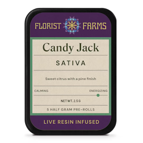 Candy Jack | Infused Live Resin Pre-rolls | 5pk 2.5g