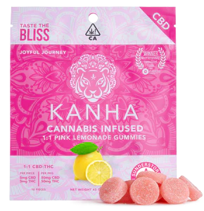 KANHA - Kanha - 100mg 1:1 Gummies - Pink Lemonade