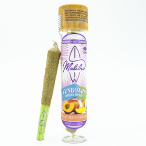 Malibu - Peaches N' Cream Funboard 1g Infused Pre-Roll - Malibu
