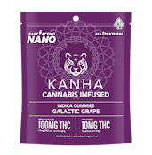 Kanha Nano Galactic Grape Indica Gummies