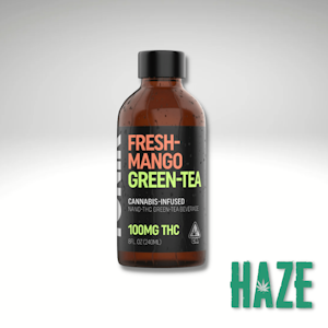 Mango Haze Green Tea Live Resin - 100mg Drink