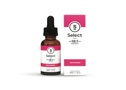 Select Drops - 18:1 Unflavored - 30ml