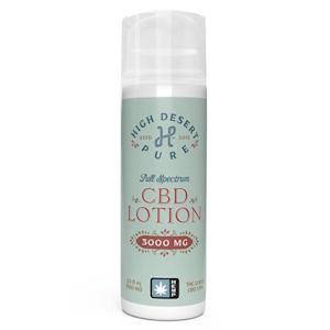 HIGH DESERT PURE - Hemp CBD Lotion, 3.5 fl oz