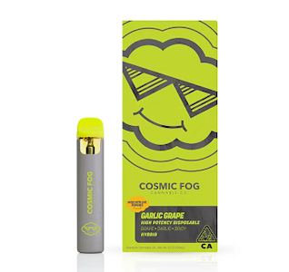 Cosmic Fog Cannabis Co. - Cosmic Fog Live Terp Disposable 1g Garlic Grape