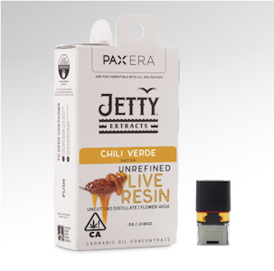 JETTY EXTRACTS - PAX Era - Chili Verde - Unrefined Live Resin - .5g (S) - Jetty Extracts