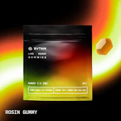  RYTHM | 10pk Solventless Gummies | Mango 1:1 THC:CBD | 100mg