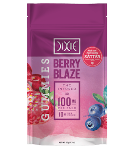 Dixie - Berry Blaze Gummies 100mg