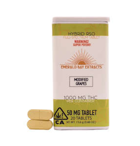 EMERALD BAY EXTRACTS - MODIFIED GRAPES 50MG TABLETS 1000MG - EMERALD BAY EXTRACTS