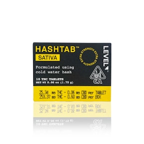 LEVEL -  Capsule - Sativa - Hashtab - 10-Pack