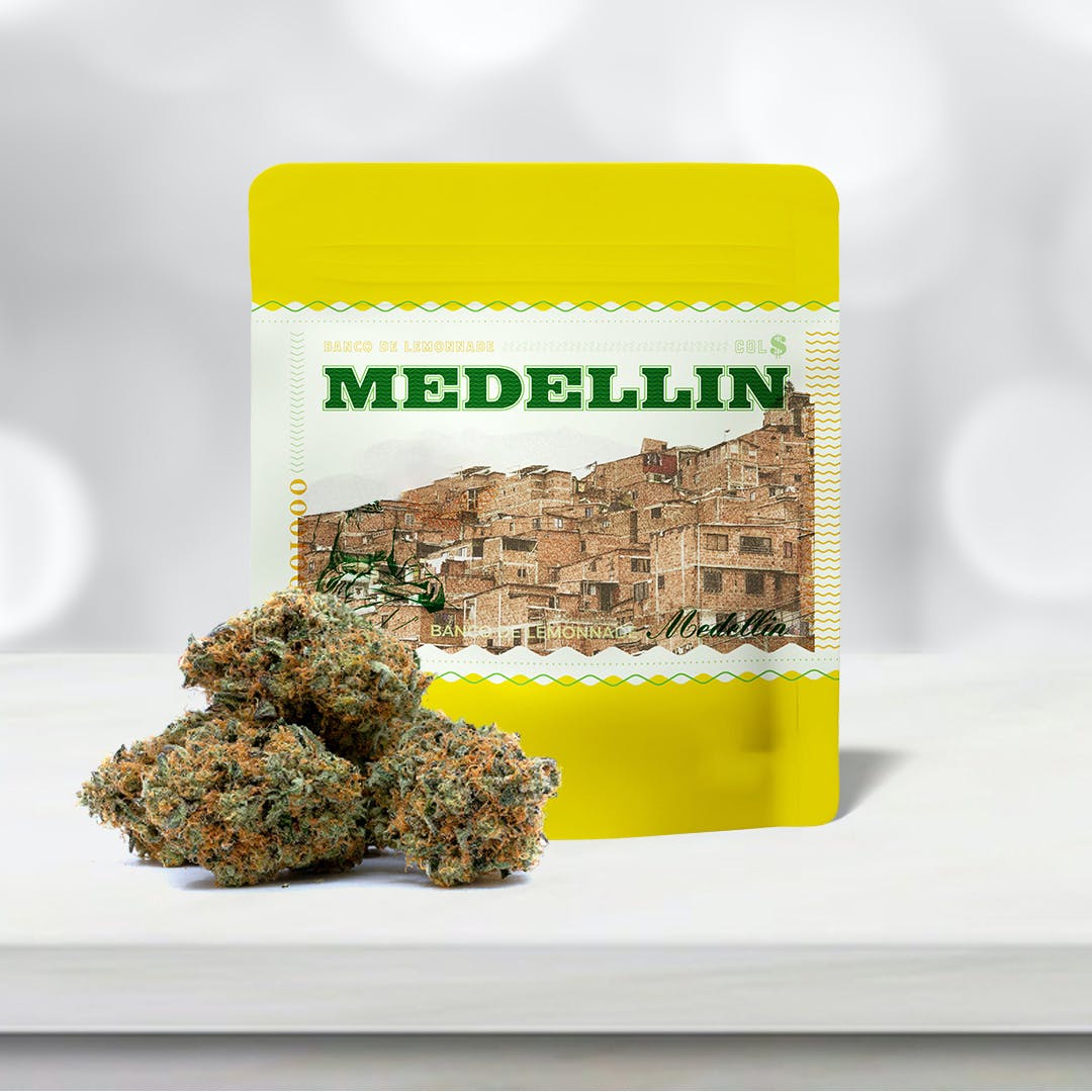 Medellin 3.5g Bag Lemonade Premium Cannabis Enjoy t...