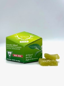 Sour Apple Gummies - Wyld -  (Sativa) - 200mg