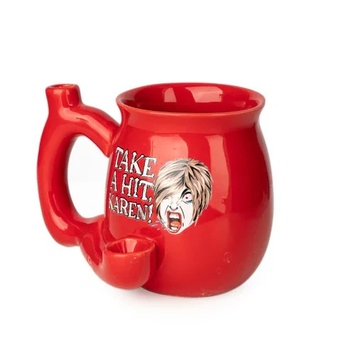 No Brand - Take a Hit Karen! - Ceramic Smoking Mug Main Image