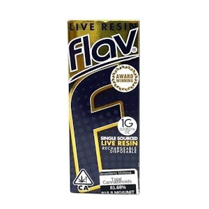 FLAV - FLAV: STRAWBERRY MIMOSA 1G LIVE RESIN DISPOSABLE