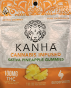 Kanha Sativa Pineapple Gummies 100mg