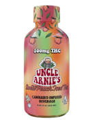 Uncle Arnies Sweet Peach Iced Tea Cannabis Infused Beverage 8oz 100mg THC