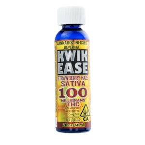 Kwik - Kwik - Strawberry Haze 100mg Infused Shots - Sativa - Kwik Ease