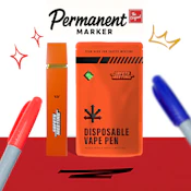Safety Meeting | Live Resin Disposable | Permanent Marker | .3g