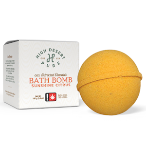 Sunshine Citrus Bath Bomb, 1:1 CBD, 5.6 oz