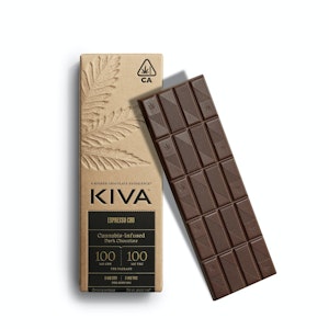 KIVA - Kiva - Dark Chocolate Espresso 1:1 CBD - 100mg