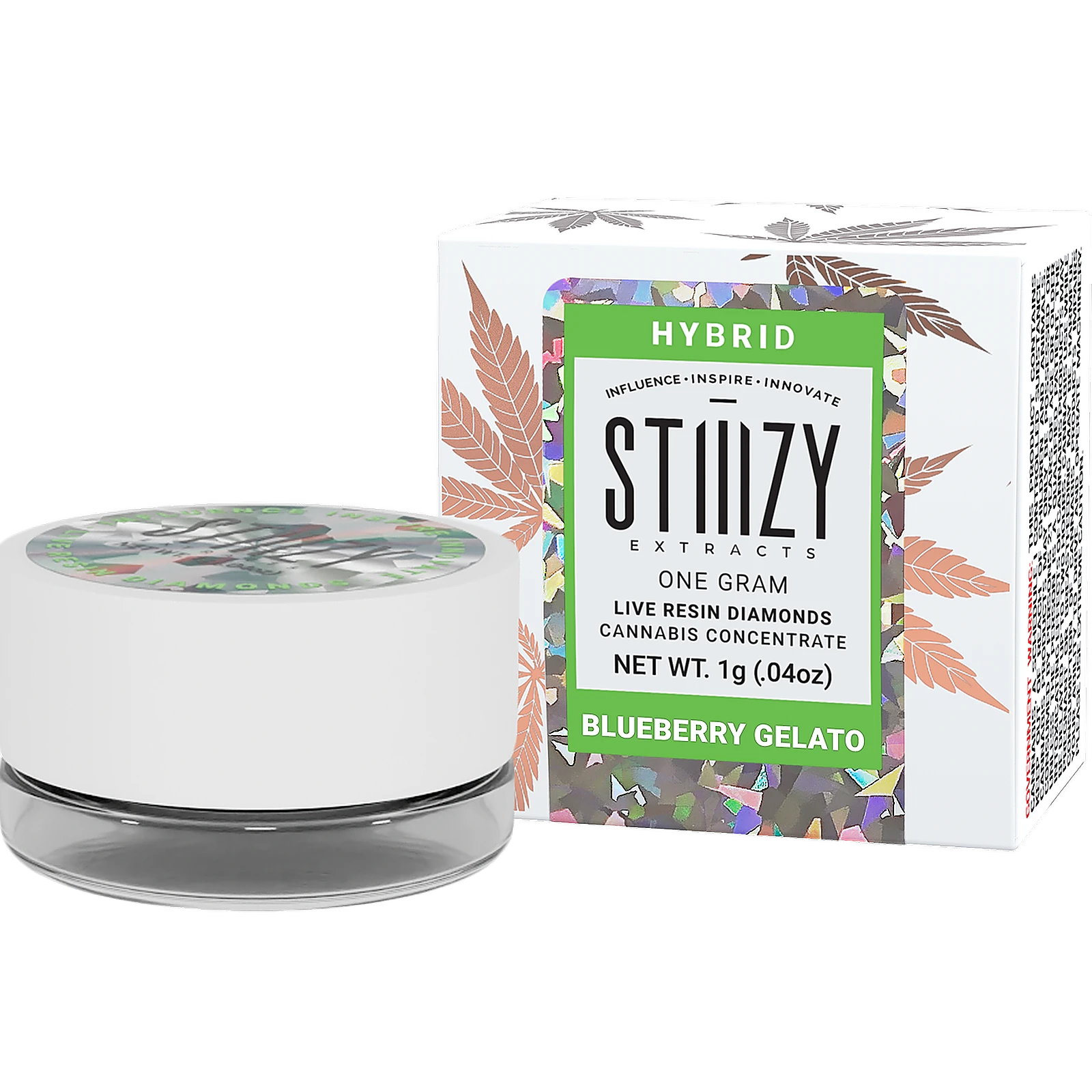 STIIIZY - STIIIZY Blueberry Gelato Live Resin Diamonds 1g Main Image