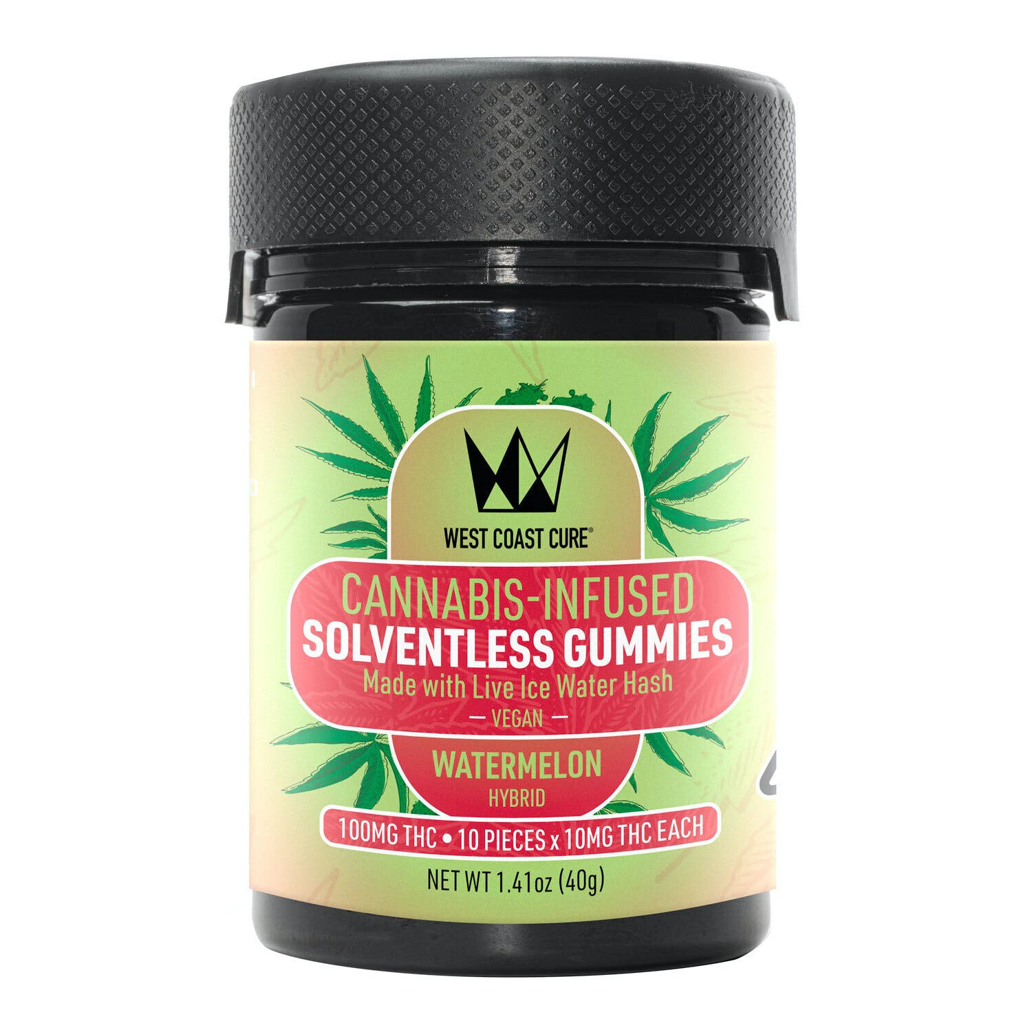 West Coast Cure - HASH GUMMIES - WATERMELON 100MG - WEST COAST CURE Main Image