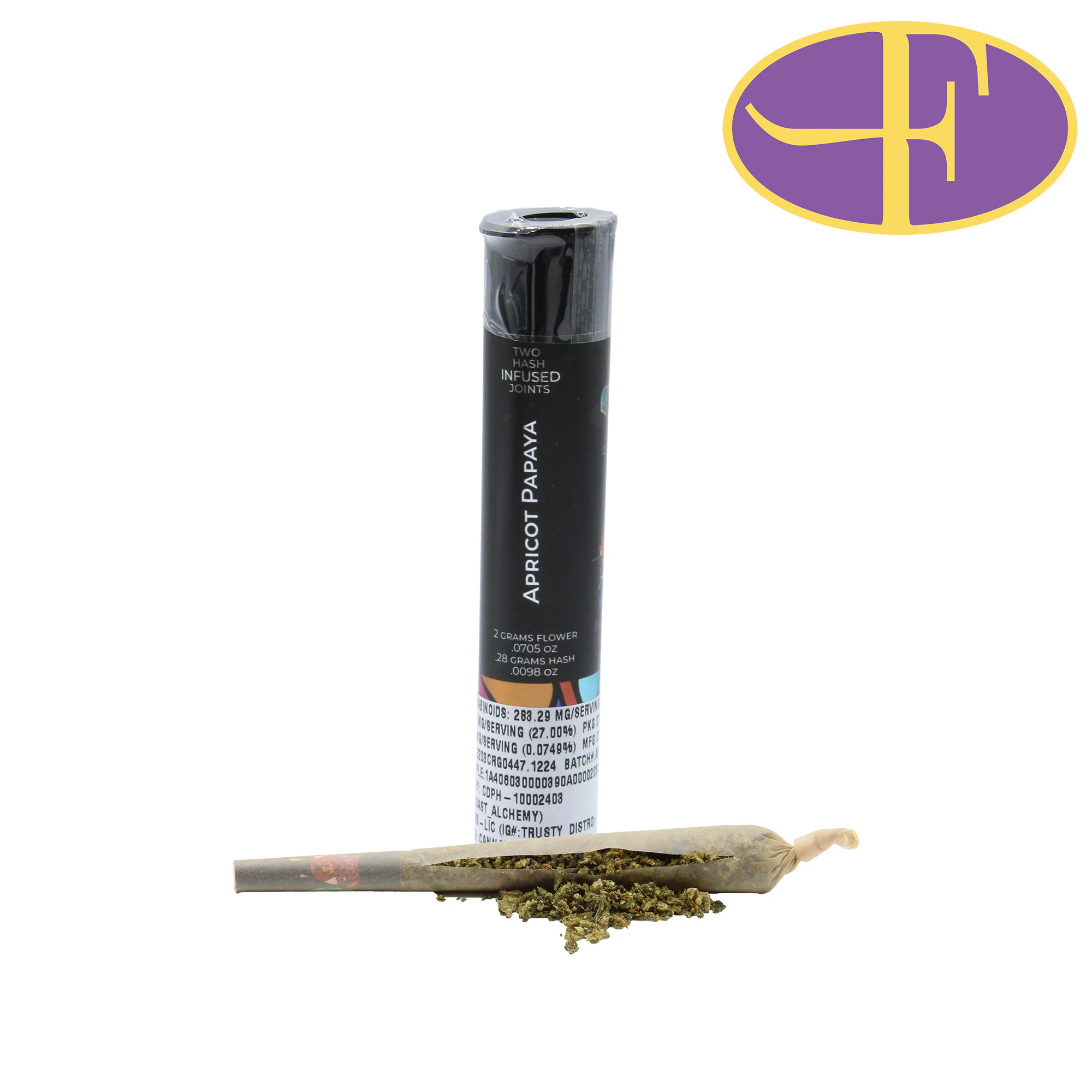 HONEYBUTTER - Apricot Papaya Infused Pre-Rolls (2pk) Main Image