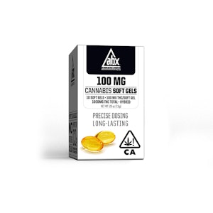 ABSOLUTE XTRACTS - ABX Soft Gels 100mg THC (10 Capsules 1,000mg total)