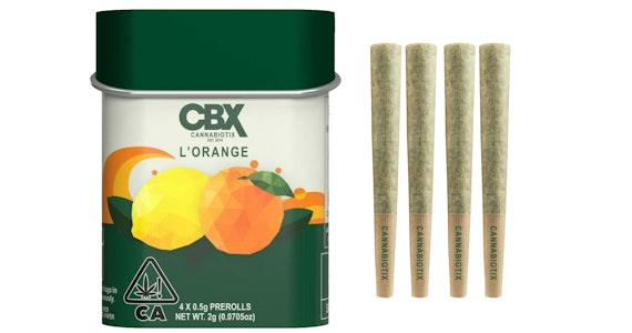 CANNABIOTIX - Cannabiotix - L'Orange Pre-Rolls - 4ct