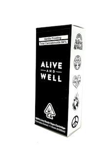 ALIVE & WELL - ALIVE AND WELL: VANILLA FROSTING 1G LIVE RESIN CART